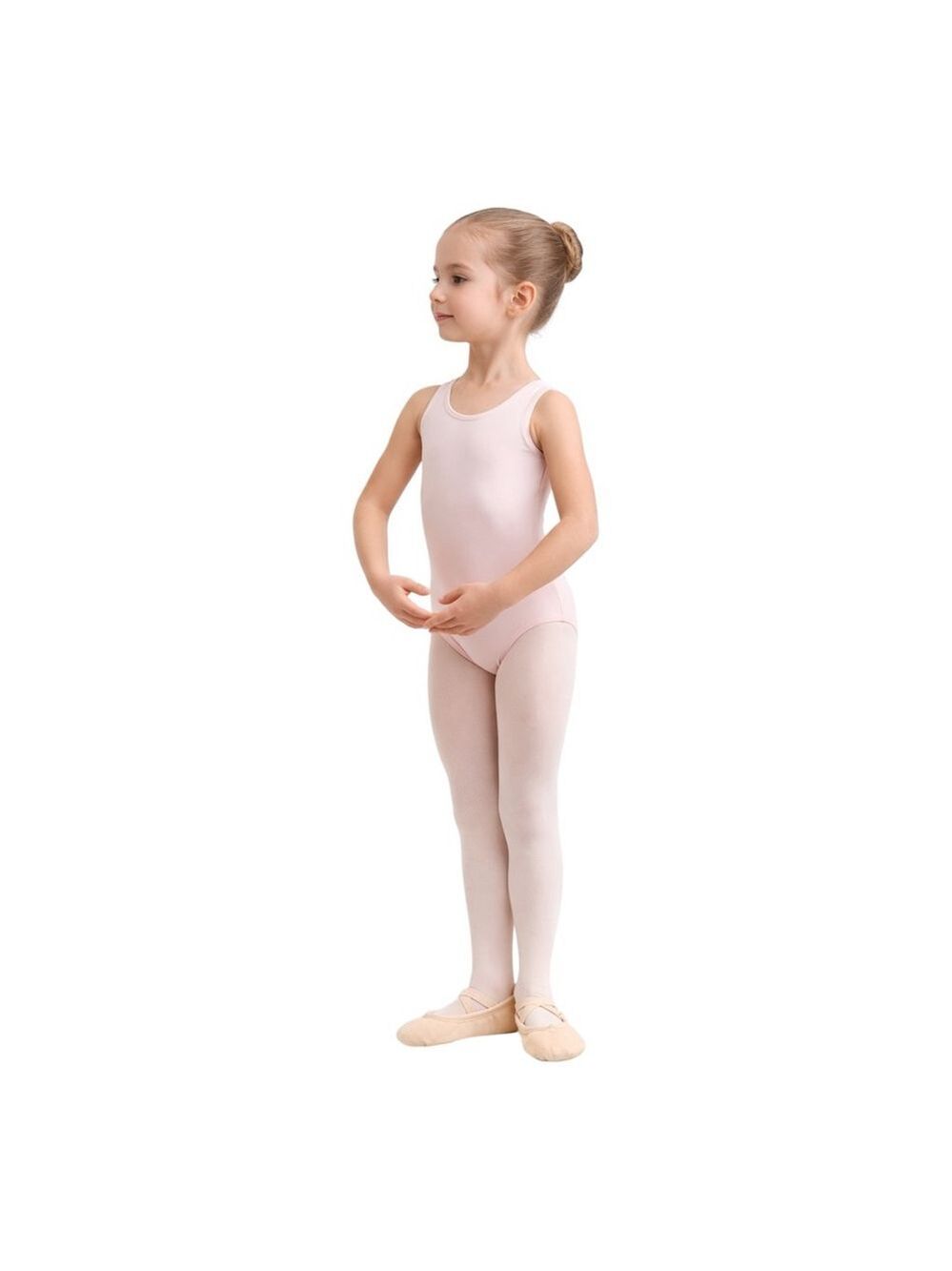 Capezio Hanami Ballet Shoes Nude Leather Stretch Split Sole 10.5W